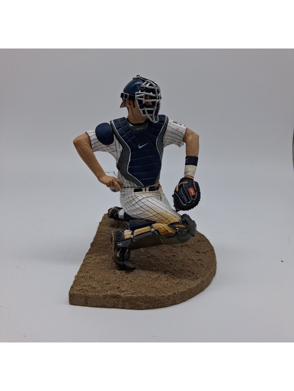Danbury Mint Joe Mauer Minnesota Twins Catcher Figurine Statue MLB 2008 COA